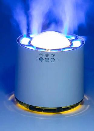 Увлажнитель воздуха с rgb-подсветкой и синхронизацией с музыкой 800 мл белый nai