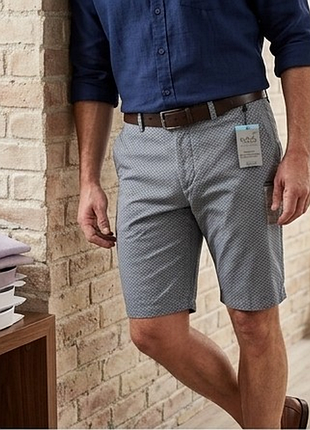 Мужские шорты чинос marks &amp; spencer (tailored fit) - размер 34