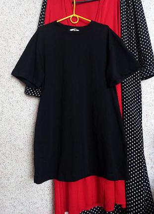 Платье платье h&amp;m черная коттон