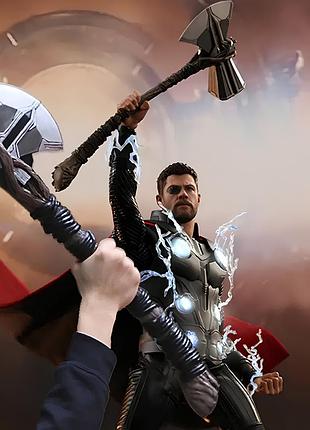 Игрушечный топор громобой тор 73 см штормбрейкер мстители война бесконечности nai