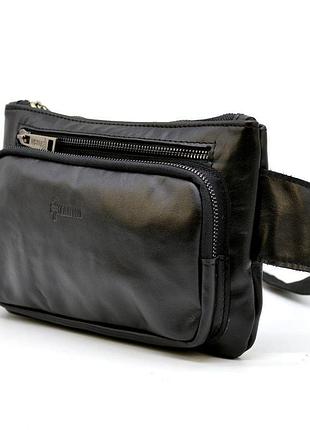 Cумка бананка на пояс из натуральной кожи ga-8137-3md tarwa