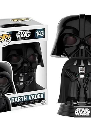 Фигурка дарт вейдер funko pop — коллекционная виниловая фигурка funko pop star wars 143, в подарочной коробке, 10 см