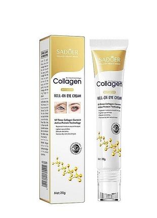 Крем для кожи вокруг глаз с коллагеном sadoer collagen anti-aging eye cream 30 мл
