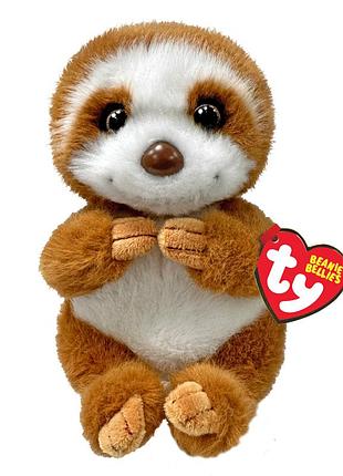 Дитяча іграшка м’яконабивна ty beanie bellies 41511 лінивець "stella"