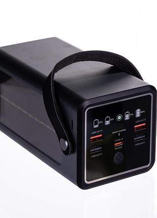 Повербанк с быстрой зарядкой и солнечной батареей 50000 mah nai