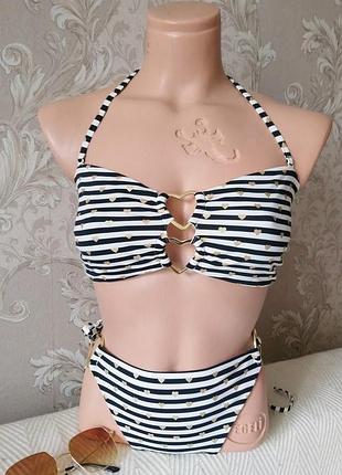 Купальник у смужку,, primark, 42/44р.