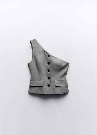 Жилет на одне плече zara