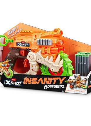 X-shot швидкострільний бластер insanity horrorfire reaper-x (8 патронів), арт. 36730