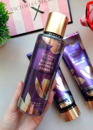 Оригинальный парфюмированный спрей golden saffron amber body mist