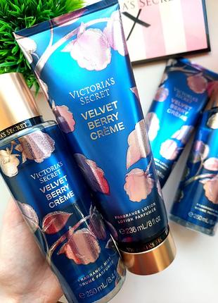 Оригинальный набор для тела velvet berry crème victoria’s secret