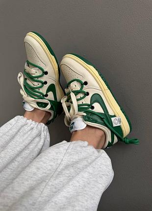 Женские кроссовки nike sb dunk | “happy smile green” premium