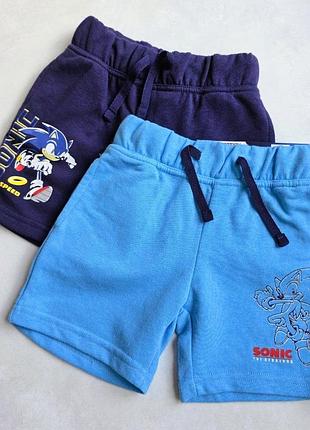 Набор детских шорт 2х sonic 98-104 см для мальчиков