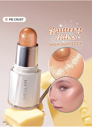Хайлайтер sheglam buttery bling highlight stick — pie crust (6055)