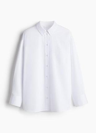 H&m, нова бавовняна сорочка вільного крою