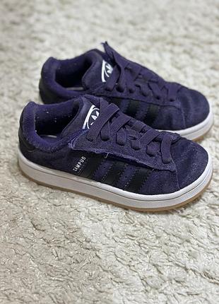 Оригінальні дитячі кросівки adidas campus 30 розмір (19см устуілка) б/в