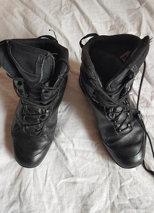 Ботинки haix ranger gsg9-x, черный цвет, кожа, gore tex мембрана, размер 44