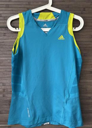 Спортивна бірюзова майка adidas adizero clima cool