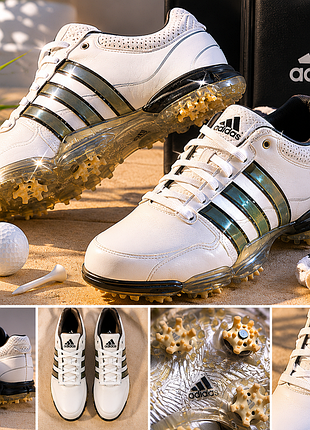 Мужские кроссовки спортивные с шипами кожа натуральная adidas