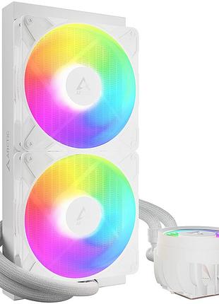 Система рідинного охолодження arctic liquid freezer iii pro 280 a-rgb white