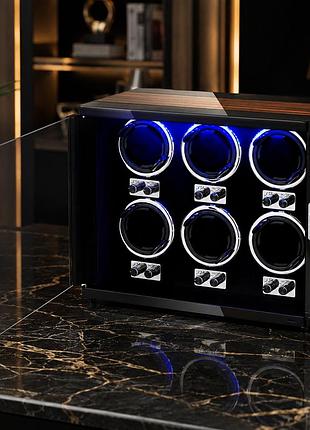 Автоматический шейкер для часов 6 слотов rgb wi-fi 10200