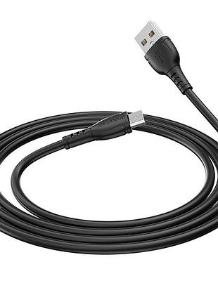 Кабель borofone bx51 triumph micro-usb 1m 2.4a, колір чорний bx51mb
