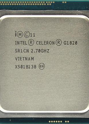 Процесор intel celeron dual core g1820 2.70ghz / 2mb / 5gt/s (sr1cn) s1150, tray