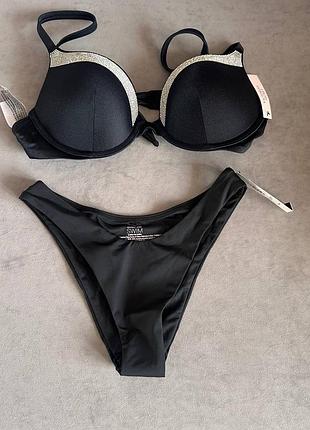 Купальник пуш-ап стразы оригинал victorias secret виктория сикрет