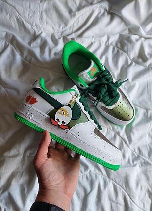 👟 кроссовки nike air force 1 low ducks of a feather university of oregon egg or duck / наложка bs👟