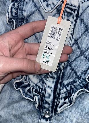 Джинсове плаття river island 3