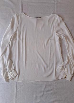 Нежная блуза молочного колера h&amp;m
