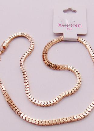 Цепочка под золото имедсплав xuping 45 см xp141