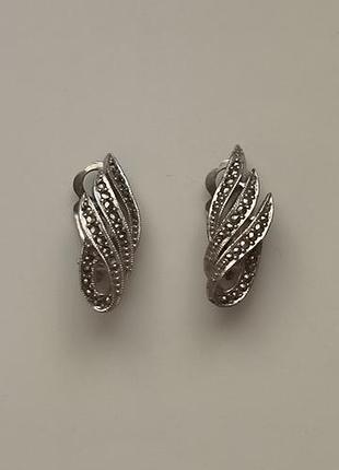 Серьги клипсы sphinx винтажные