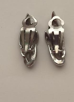 Серьги клипсы sphinx винтажные 2