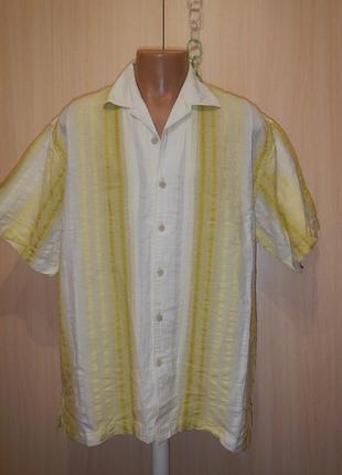 Лляна теніска сорочка tommy bahama p.xl сток