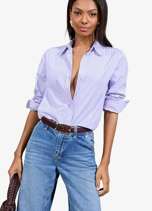 Сорочка в смужку в стилі ralph lauren