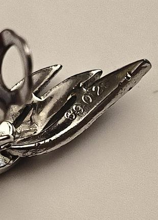 Серьги клипсы sphinx винтажные 8