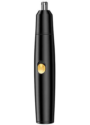Триммер для носа и ушей surker sk-288 с usb зарядкой 2 насадки нержавеющая сталь черный
