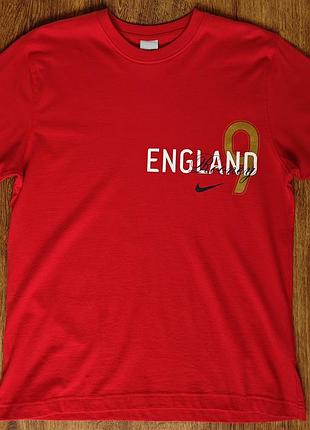 Мужская футболка nike england rooney #9 vintage t-shirt 2006 world cup football tee