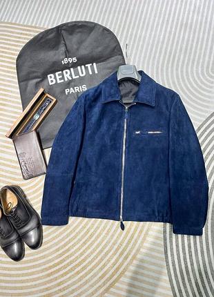 Чоловіча куртка з натуральної замші berluti