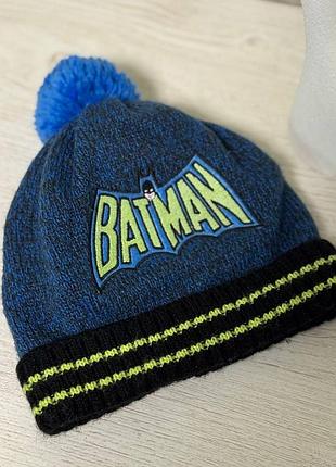 Дитяча шапка 18-36 місяців бетмен batman grey hat