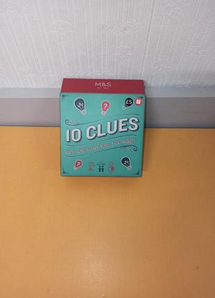 Настольная игра «10 clues» от бренда marks &amp; spencer.