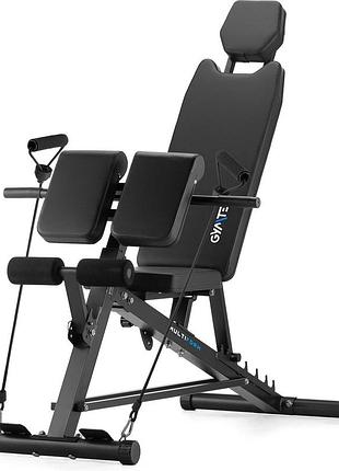 Лавка тренировочная gymtek xl800 с эспандерами и партой скотта