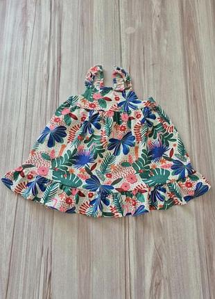 Яскравий, красивий сарафан "f&f" на 6-9 місяців, зріст 74 см