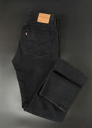 Чоловічі джинси levi’s premium 501 ( w33 l32) чорні / мужские джинсы черные