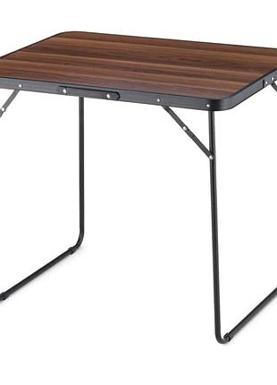 Кемпінговий стіл outtec 80x60x70см розкладний коричневий