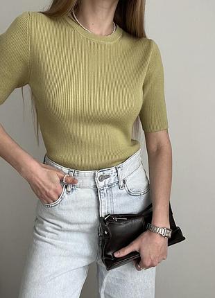 Дуже класний оливковий топ m&s