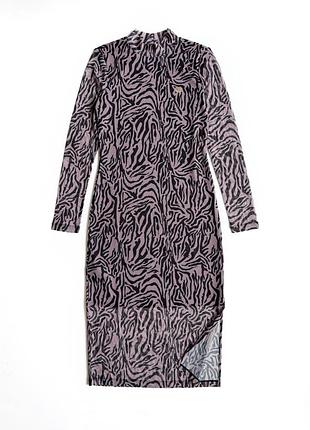Жіноче плаття сітка довге зебра рідкісне fred perry x amy winehouse (us4/eu36)