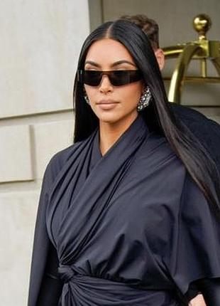 🖤окуляри в стилі  balenciaga mono rectangle sunglasses🖤