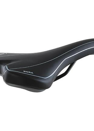 Велосипедне сідло "selle monte grappa" bora чорно-сіре 275х145мм smg-30214