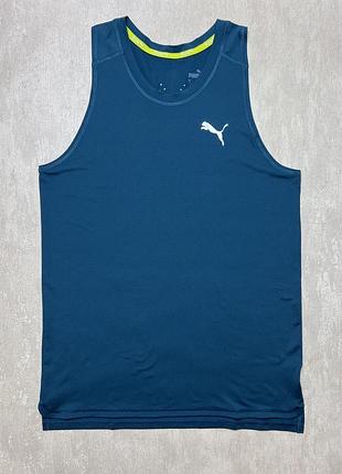 Синя чоловіча майка puma run cloudspun